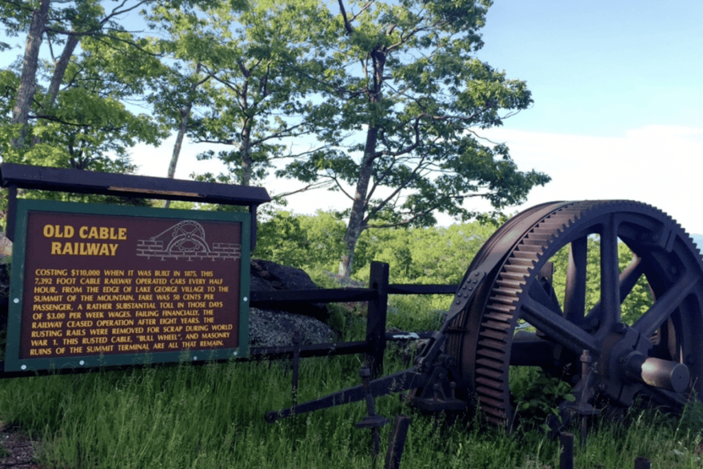 Prospect Mountain Cable Railway on Summit