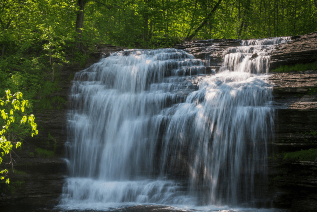 Buttermilk Falls State Park Waterfall