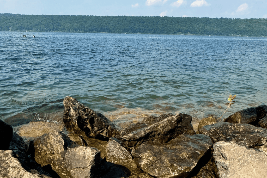 Taughannock Falls State Park along Cayuga Lake 