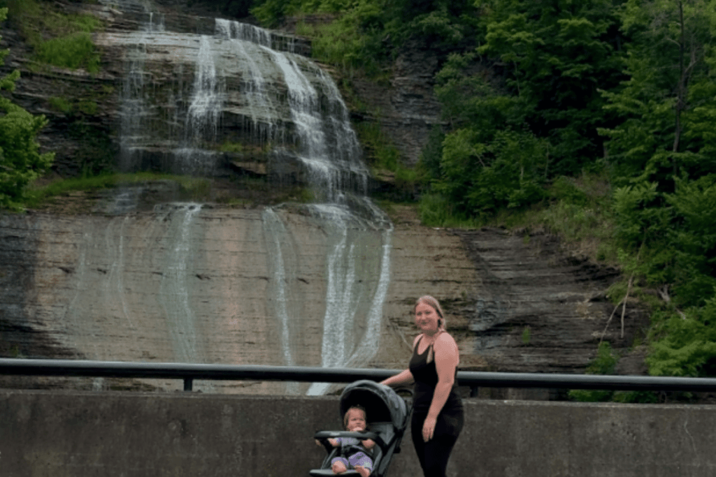 SheQuaGa Falls in Montour Falls NY from Park Overlook