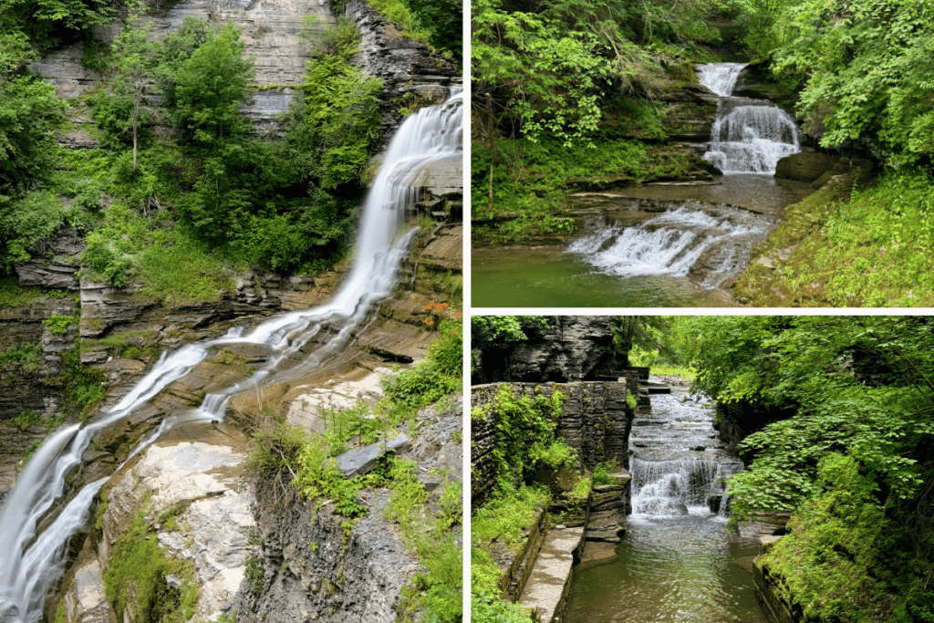 Waterfalls in Robert H. Treman State Park showcasing Top Waterfalls in Finger Lakes NY