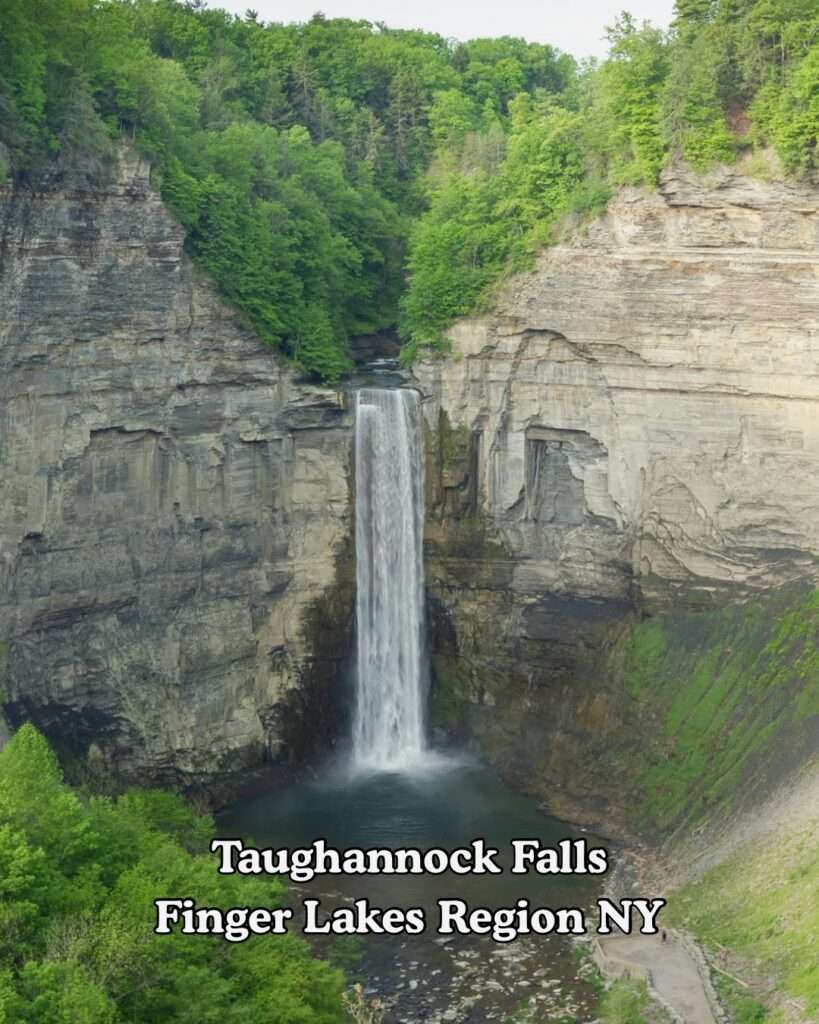 Taughannock Falls Overlook near Ithaca New York Finger Lakes Region