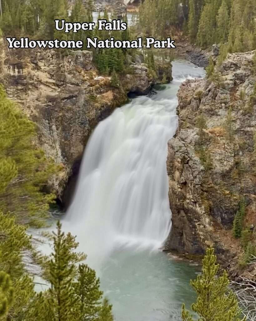 Upper Falls Viewpoint in Yellowstone National Park